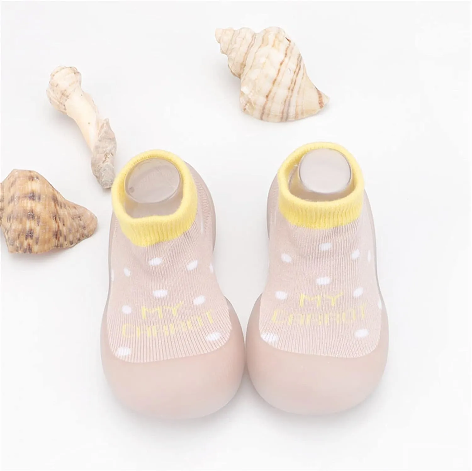 Baby Sock Shoes Boys Girls First Walking Shoes Casual Non-Slip Slippers Soft Sole Sneakers Toddler Infant Babygirl