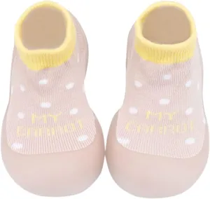 Baby Sock Shoes Boys Girls First Walking Shoes Casual Non-Slip Slippers Soft Sole Sneakers Toddler Infant Babygirl