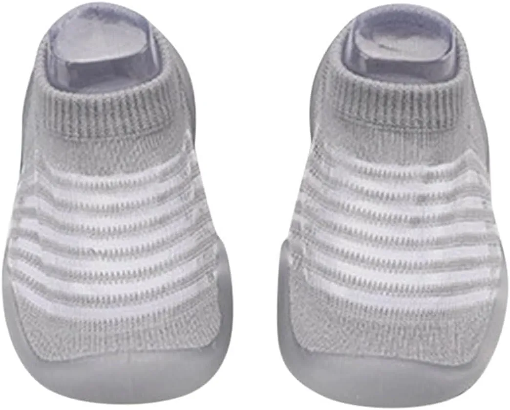 Baby Sock Shoes,Toddler Infant First Walkers Elastic Cartoon Soft Casual Socks Shoes Indoor Baby Shoes
