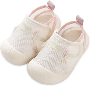 Baby Toddler First Walking Shoes Slip On Soft Sneakers Breathable Mesh Sandals Wide Toe Summer Shoes 6-36 Months