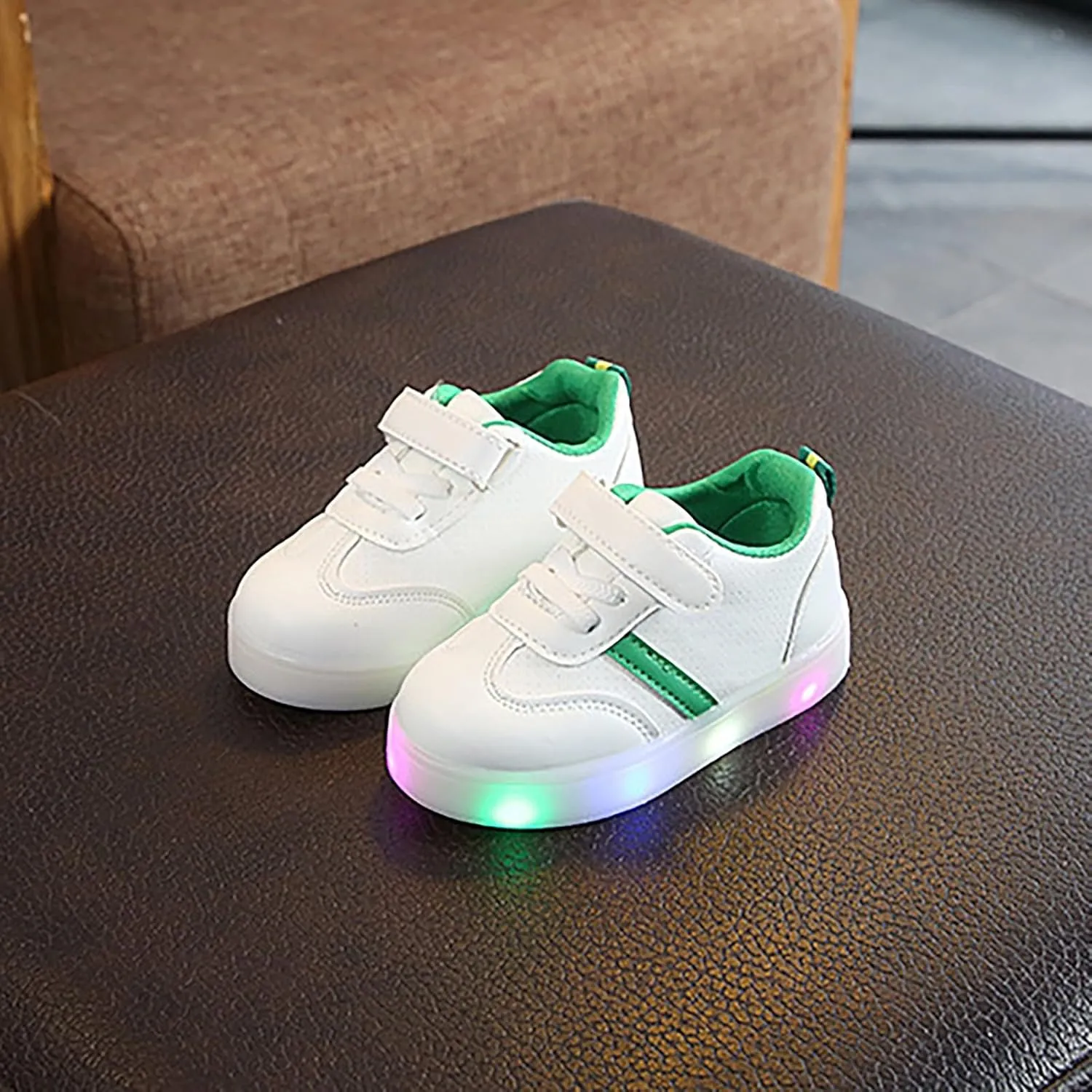 Baby Toddler Light Sneaker Unisex Kids Infant Sneakers Non-Slip Soft Rubber Sole Toddler Crb First Wlker Shoes