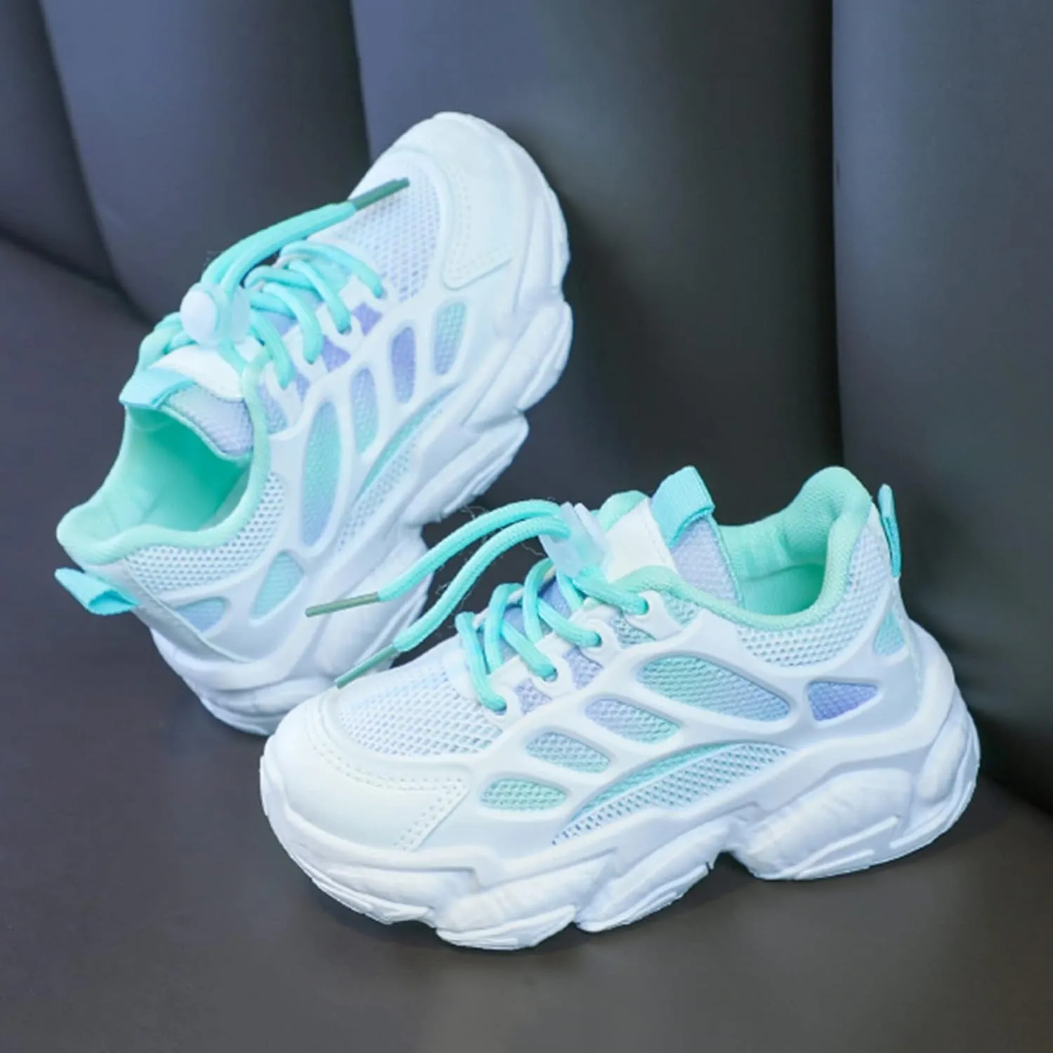 Baby Toddler Mesh Sports Sneaker Kids Leather Boys Sport Breathable Shoes Summer Walking Soft Sole Outdoor Athletic Shoes