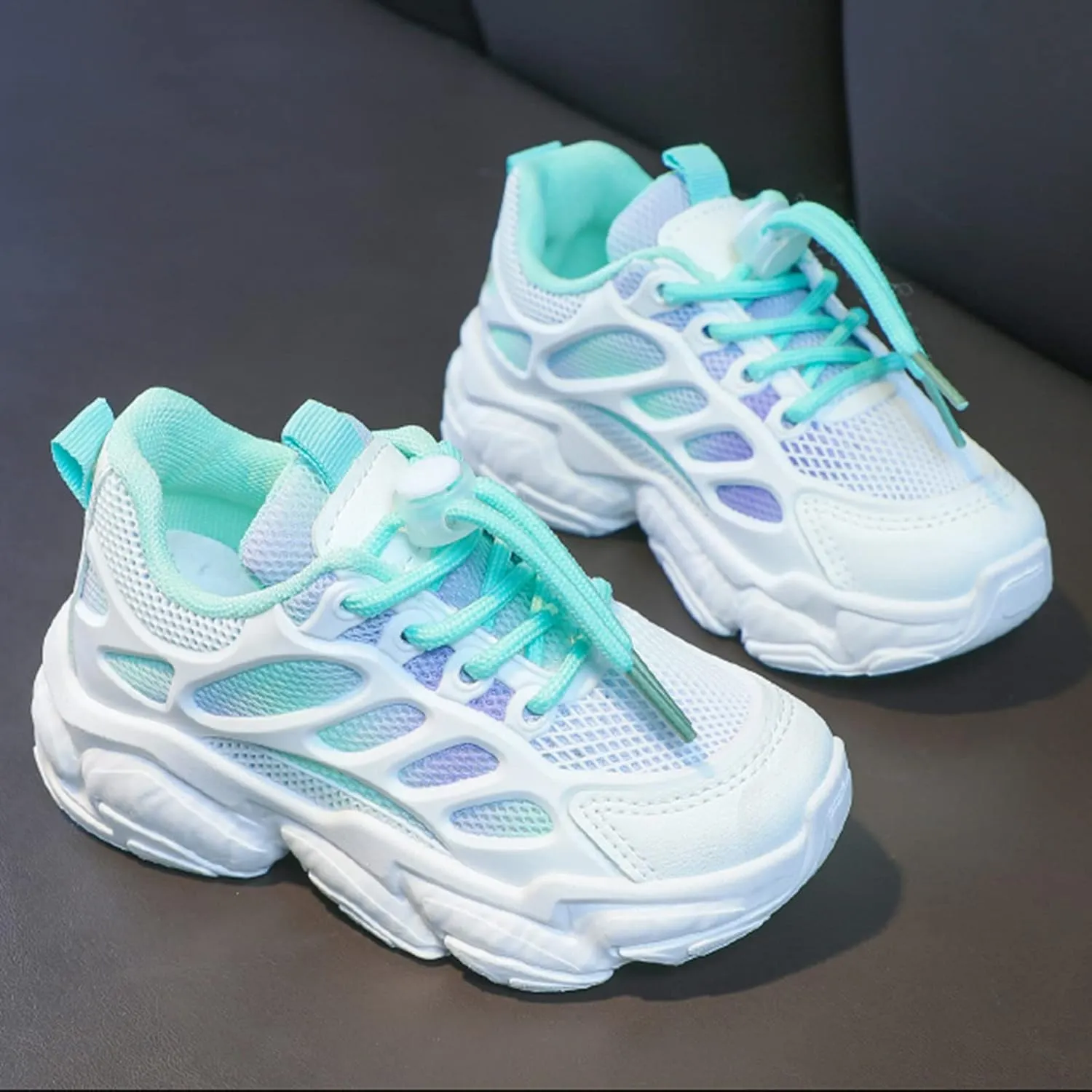 Baby Toddler Mesh Sports Sneaker Kids Leather Boys Sport Breathable Shoes Summer Walking Soft Sole Outdoor Athletic Shoes