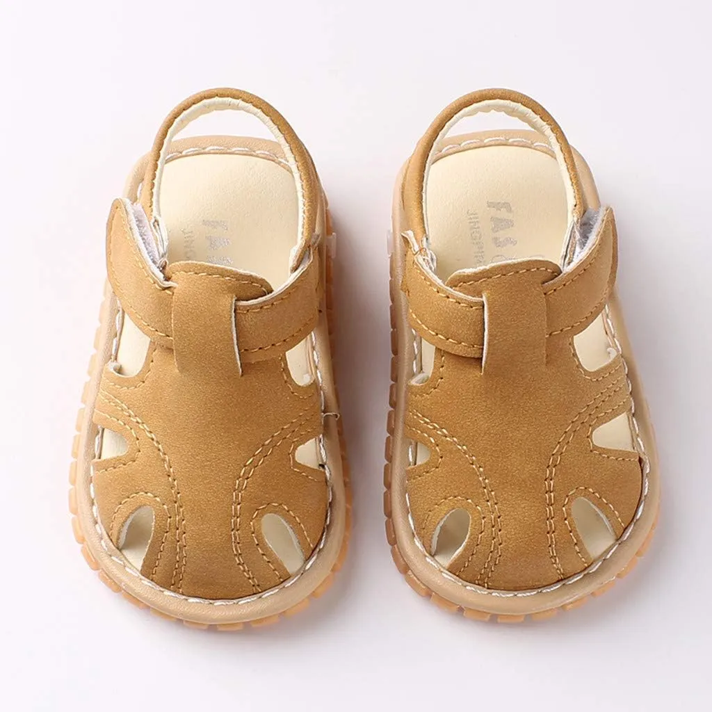 Baby Walking Shoes Shoes Sandals Boys Soft Baby Sole Shoes Girls Roman First Baby Infants First Walking Shoes