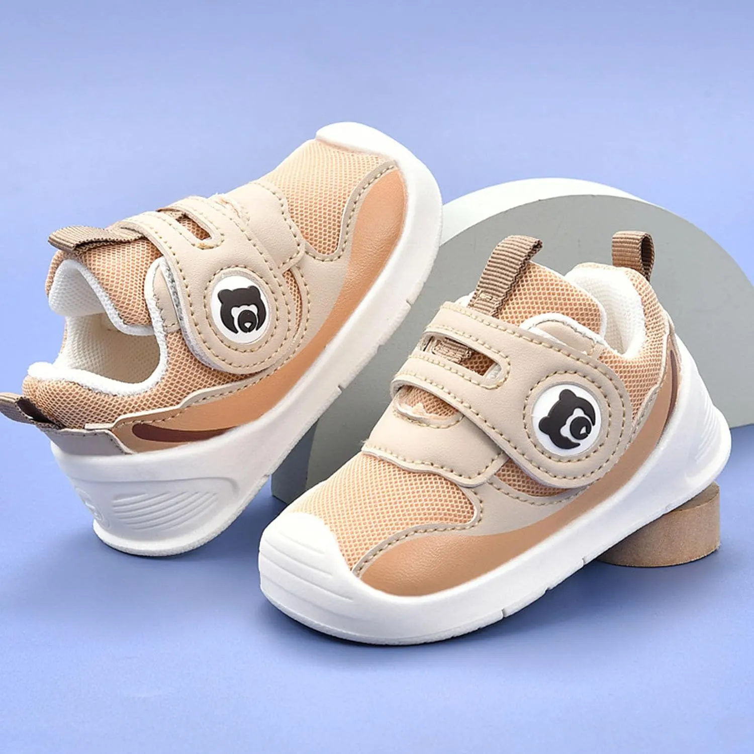 Baby Walking Sneakers Babies First Shoes Lightweight Mesh Infant Shoe Hook and Loop Breathable Outdoor Non-Slip