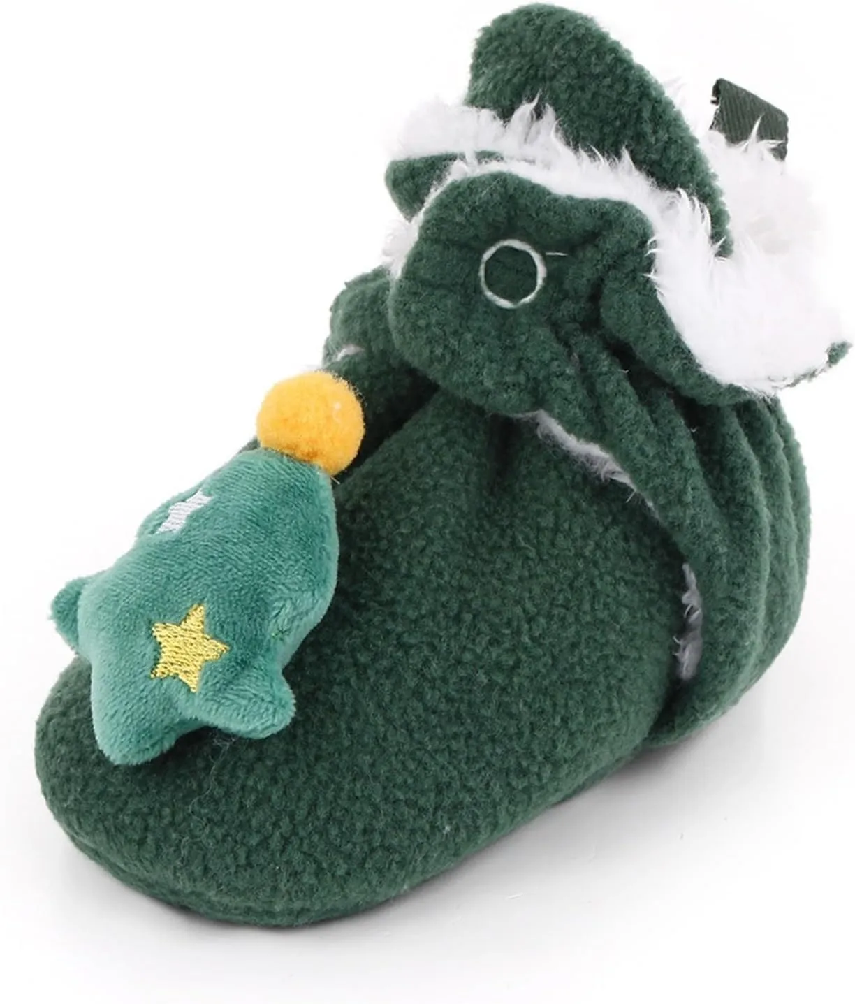 Baby Winter Shoes Infant Christmas Booties Soft Baby Santa Winter Warm Slippers Fur Lined Snow Boots Kids Shoes