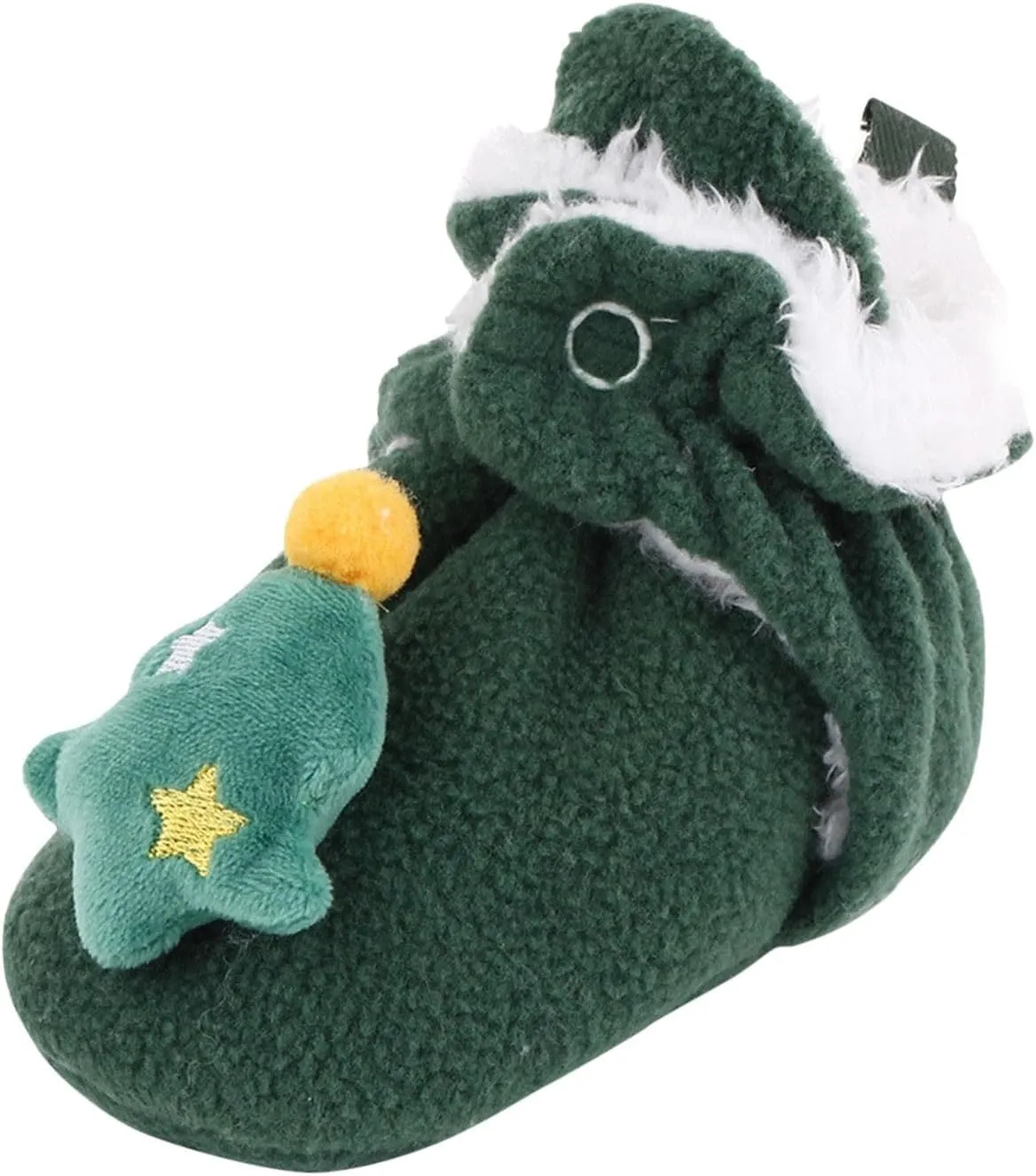 Baby Winter Shoes Infant Christmas Booties Soft Baby Santa Winter Warm Slippers Fur Lined Snow Boots Kids Shoes
