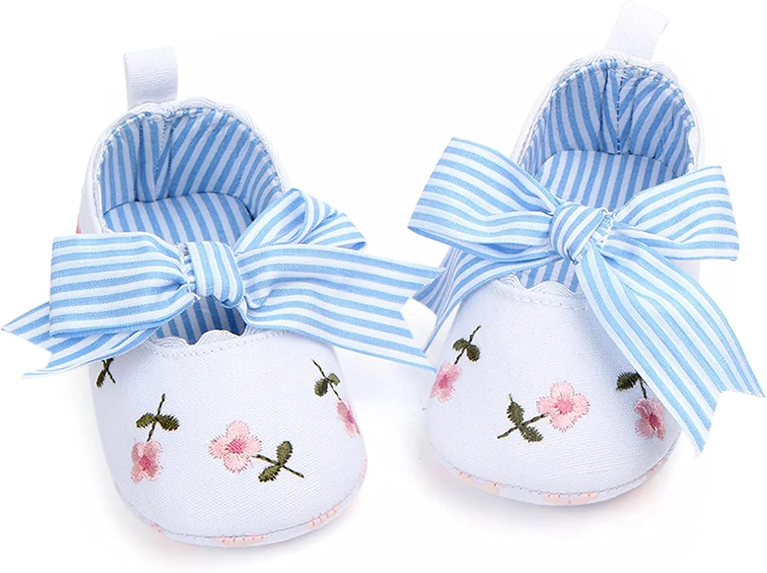 Boy Slip on Soft Shoes Floral Sandals Girls Shoes Bow Non-Slip First Baby Walking Soft Baby Size 2 Boys Shoes