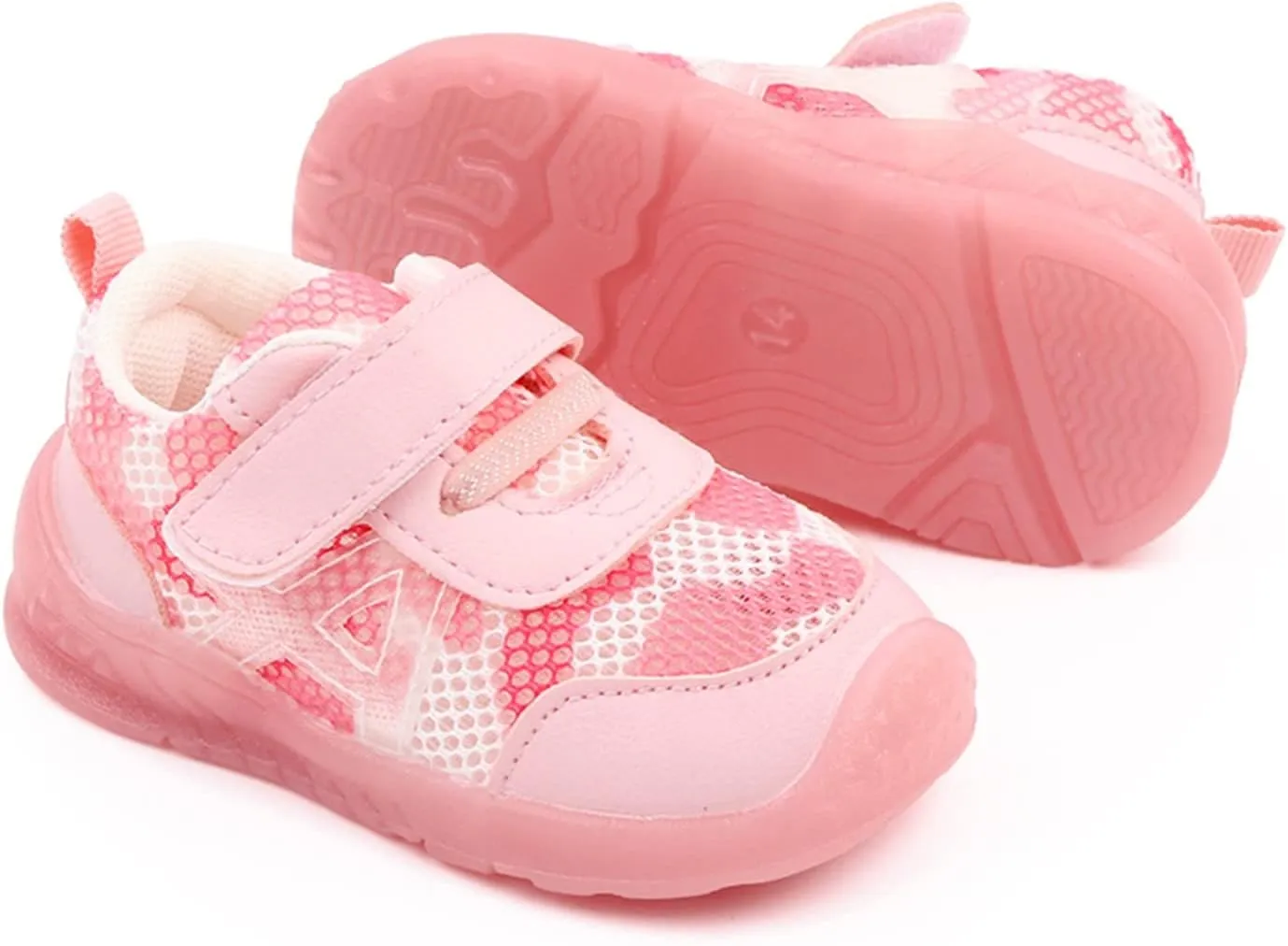 Boys Baby Ride Sneaker Boys and Girls Children Breathable Hook Loop Non Slip Soft Sole Shoes Kids Size 10