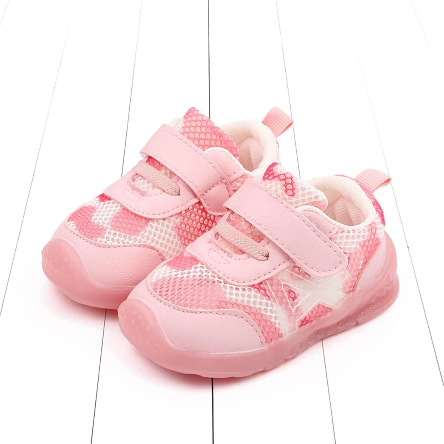 Boys Baby Ride Sneaker Boys and Girls Children Breathable Hook Loop Non Slip Soft Sole Shoes Kids Size 10