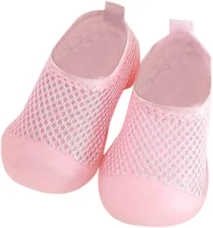 Boys Girls Low Heel Shoes Toddler Kids Infant Newborn Baby Boys Girls Summer Shoes Solid Soft Soles (Pink, 26 Toddler)