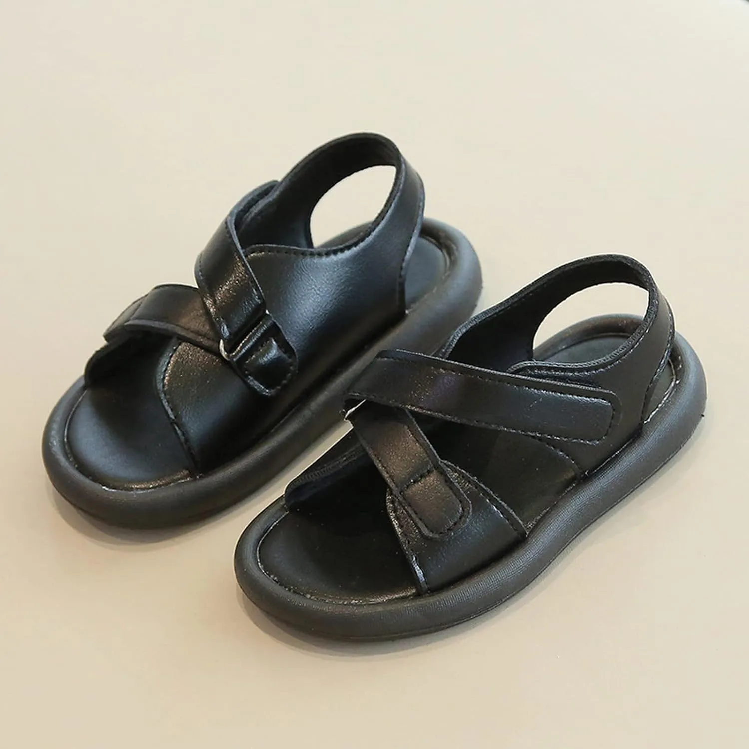 Boys' Sandals Summer Little Girls' Casual Beach Shoes Children's Fashion Open Toe Soft Sole Baby Big Kids Slides Girls