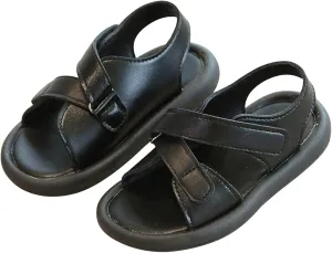 Boys' Sandals Summer Little Girls' Casual Beach Shoes Children's Fashion Open Toe Soft Sole Baby Big Kids Slides Girls
