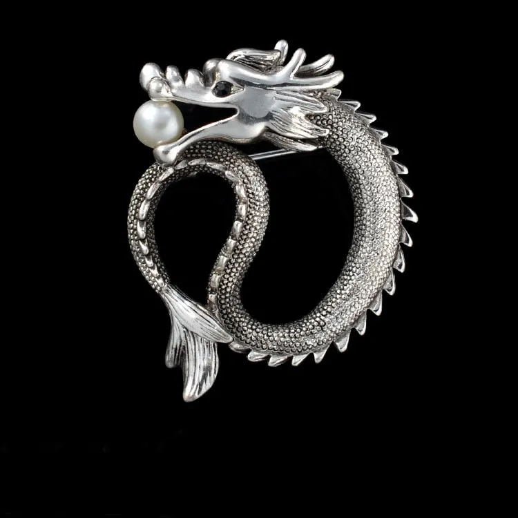 British Style Fashion Retro Brooch Pin for Men