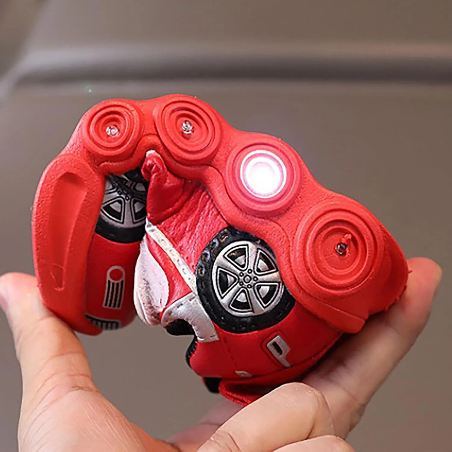Car Shoes for Boys Light Up Kids Toddler Girls Boys Breathable Flashing Sneakers Cute Cartoon Cars Toddler Shoes