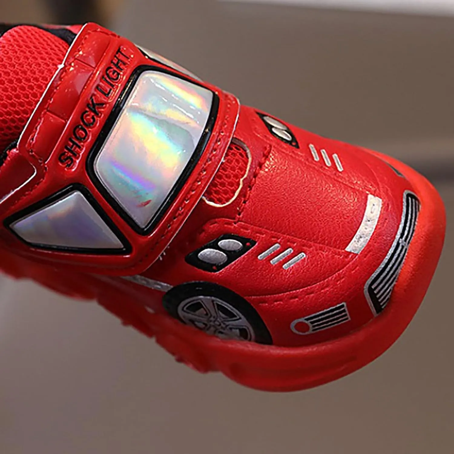Car Shoes for Boys Light Up Kids Toddler Girls Boys Breathable Flashing Sneakers Cute Cartoon Cars Toddler Shoes