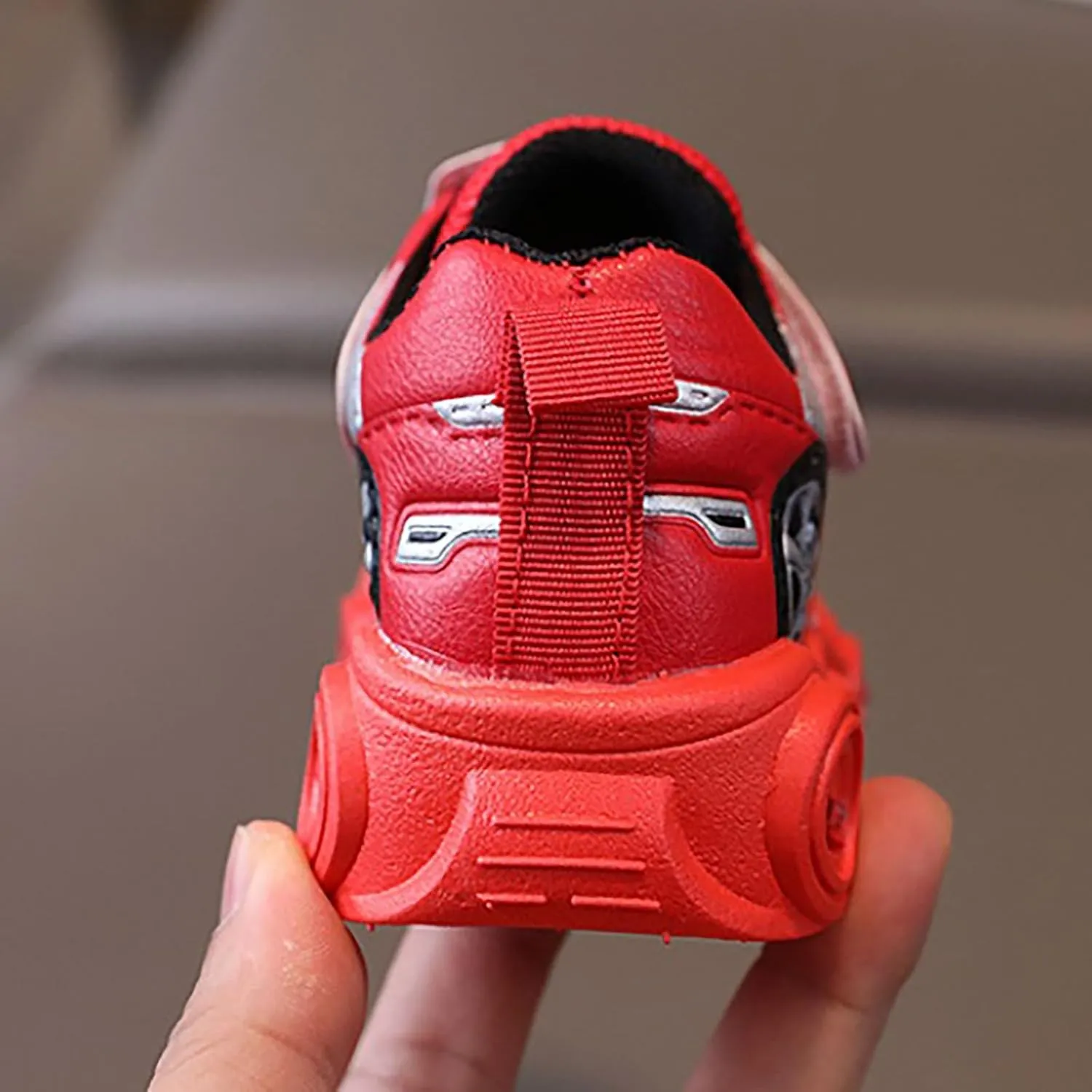 Car Shoes for Boys Light Up Kids Toddler Girls Boys Breathable Flashing Sneakers Cute Cartoon Cars Toddler Shoes