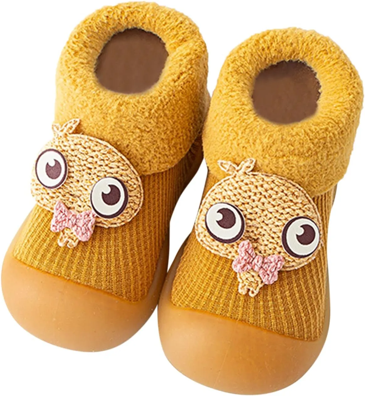 Casual Shoes for Baby Boys Sole Warm Socks Baby Kids Slipper Shoes Knit Soft Solid Toddler Girls Stocking Shoes