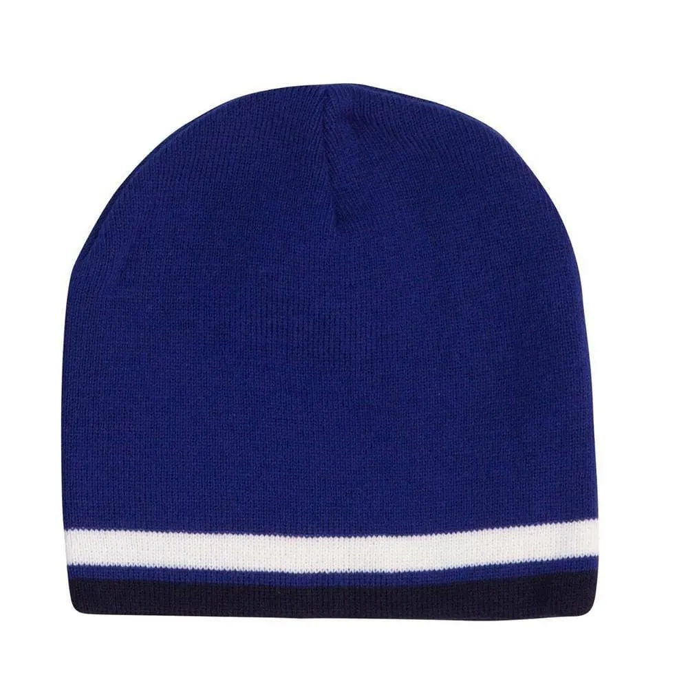 CH63 Contrast Stripe Beanie