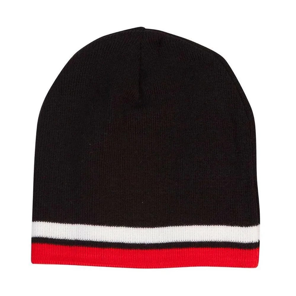 CH63 Contrast Stripe Beanie