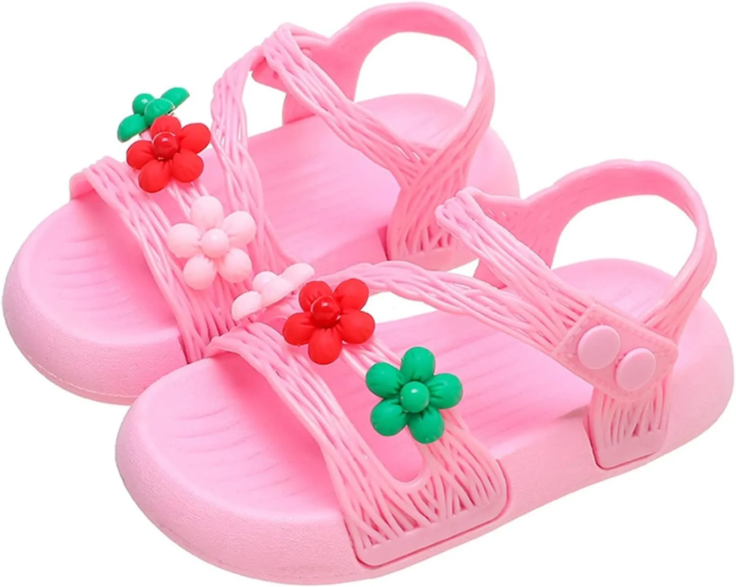 Children Shoes Summer Soft Sole Soft Comfortable Fashion Princess Shoes Large Medium And Small Baby Girl Flat Sandals