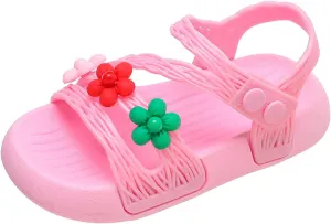 Children Shoes Summer Soft Sole Soft Comfortable Fashion Princess Shoes Large Medium And Small Baby Girl Flat Sandals