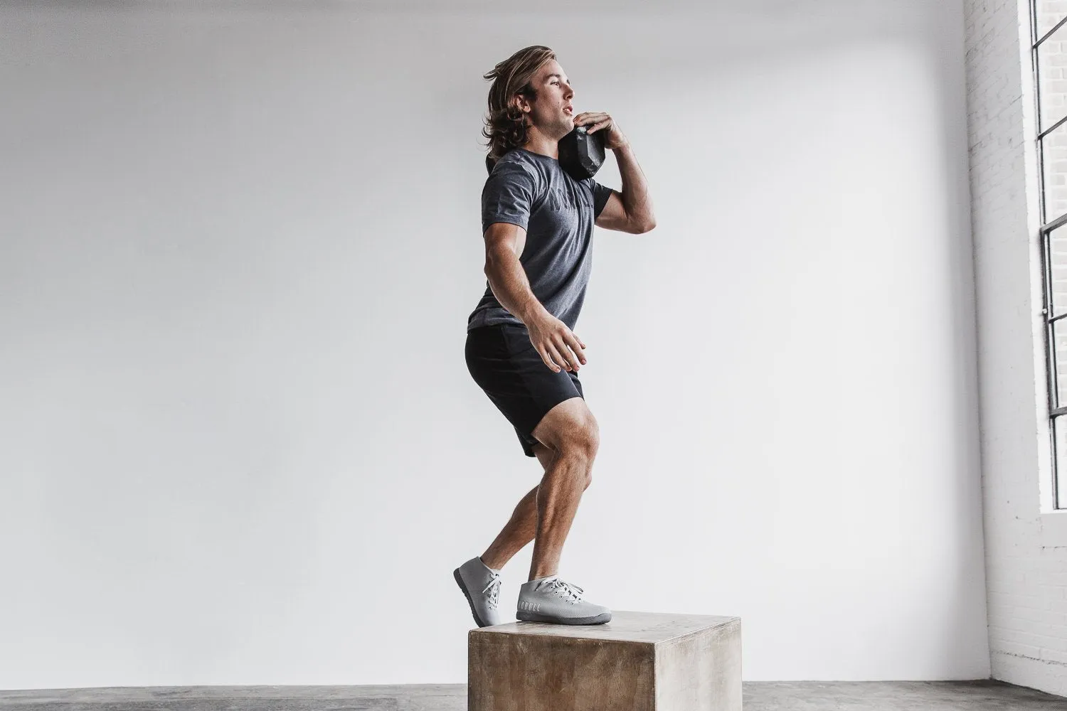 COOL GREY MID TRAINER (MEN'S)