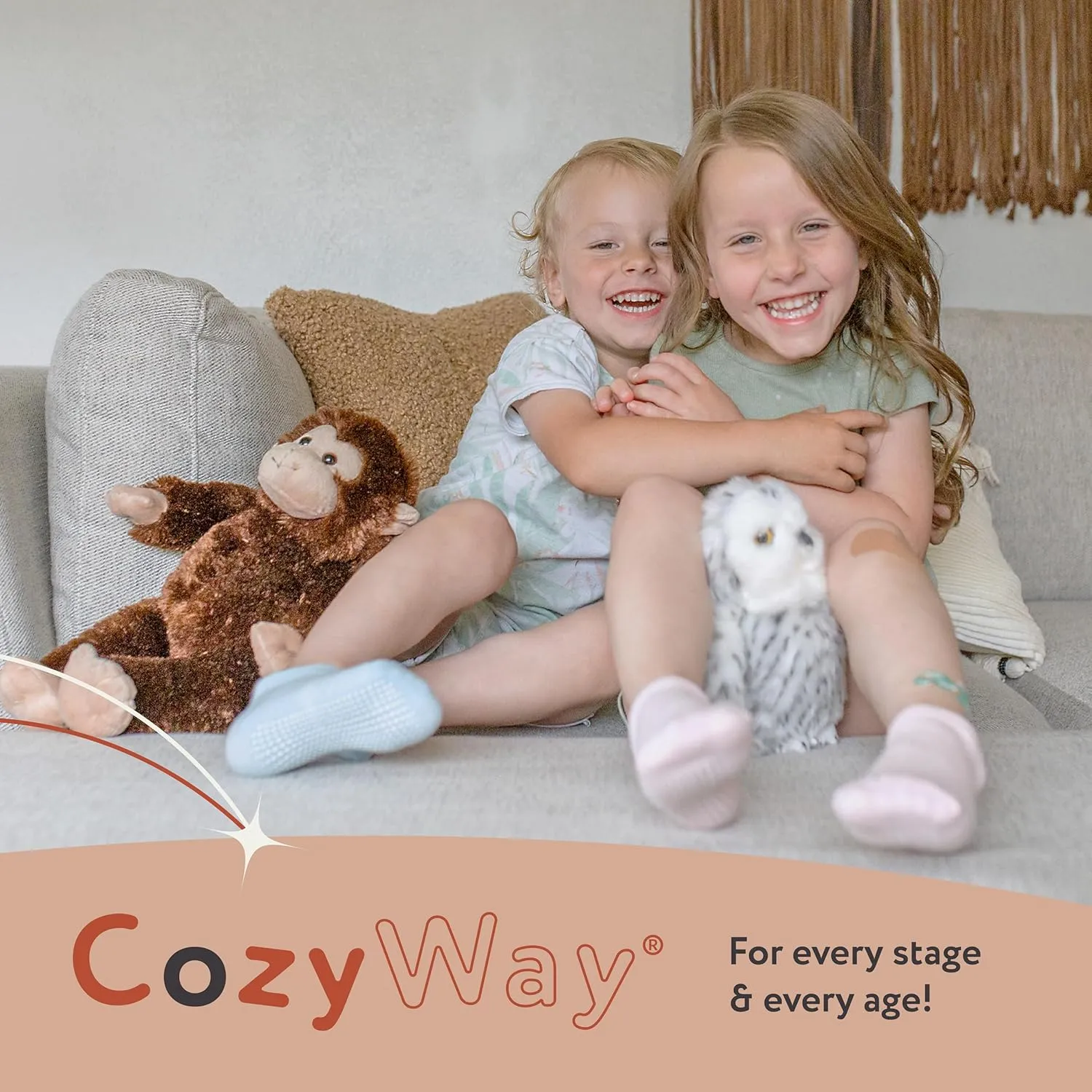CozyWay Baby & Toddler Socks Crew Comfy Cotton Socks For Girls and Boys Babies Soft & Breathable Infant - 12 Pack