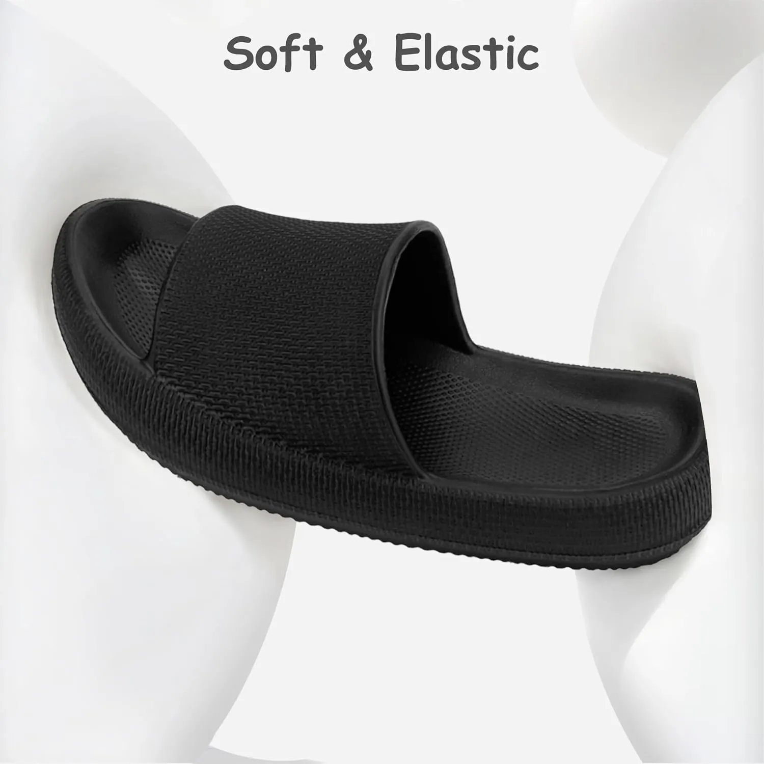 Cubufly Cloud Slides for KidsBoys Girls Shower Slippers Slip on SandalsNon-Slip Open Toe Pillow Slippers SandalsQuick Drying Summer Beach Pool Shoes