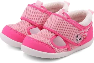 Cute Cartoon Toddler Sandals Baby Toddler Soft Sole Shoes 1-2 s Old Fit Baby Shoes (Color : Pink Size : 13.5cm) (Pink 18cm)