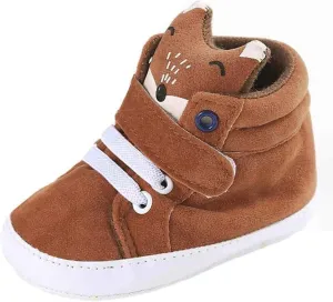 Cute Toddler Baby Girl Boys Fox Hight Cut Shoes Sneaker Anti-slip Soft Sole Snow Boots