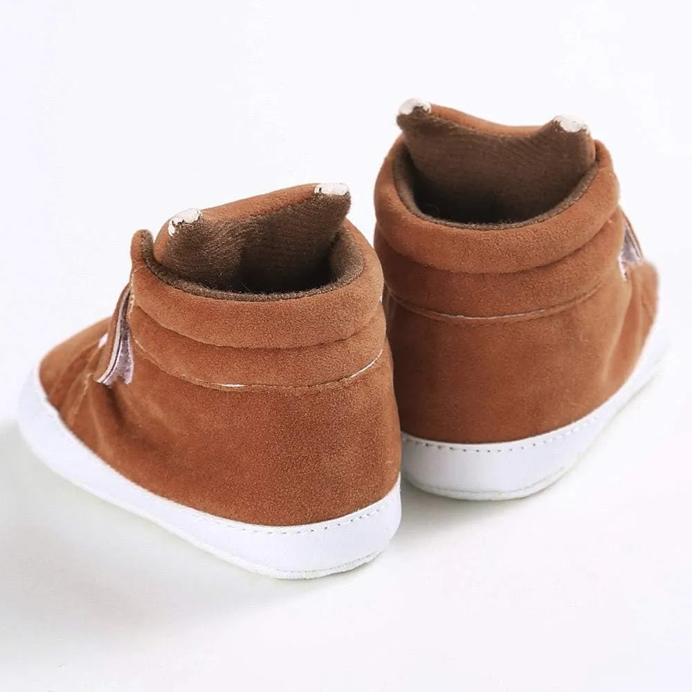 Cute Toddler Baby Girl Boys Fox Hight Cut Shoes Sneaker Anti-slip Soft Sole Snow Boots
