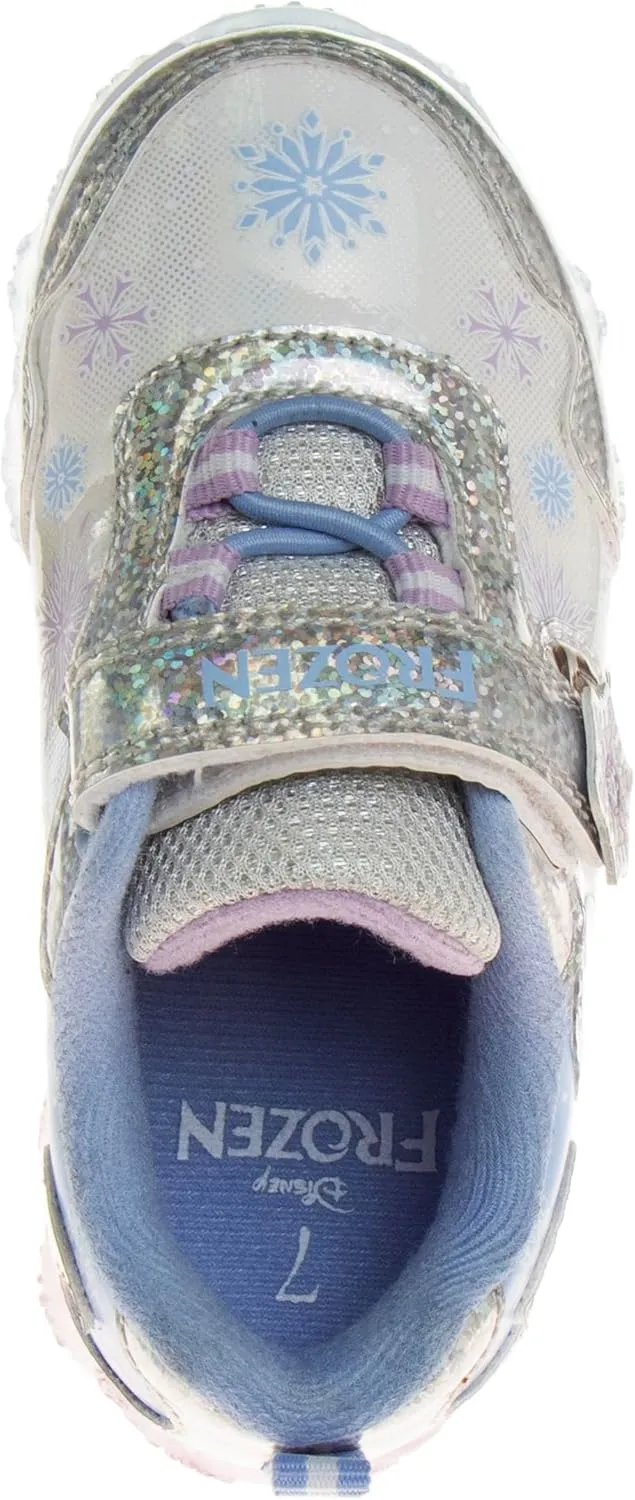 Disney Girls Frozen Light Up Laceless Running Shoes (Toddler/Little Girl)