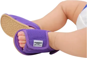 EnJoCho Baby Sport Shoes Baby Girls Rubber Mesh Non-Slip Boys Sandals Flat Shoes Shoes Soft Sole Walking Baby Shoes (Purple, 6-12M)