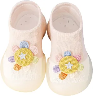 EnJoCho Sport Shoes for Kids Toddler Kids Newborn Baby Boys Girls Shoes Cute Cartoon Soft Soles First Walkers Antislip Shoes (Pink, 6-12 Months)