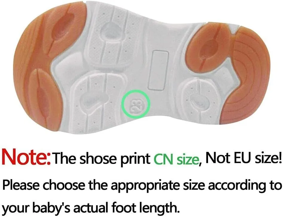 EnJoCho Spring and Summer Children Sandals Toddler Shoes Soft Sole Cute Lightweight Toddler Walking Casual Shoes (Grey, 0Months)