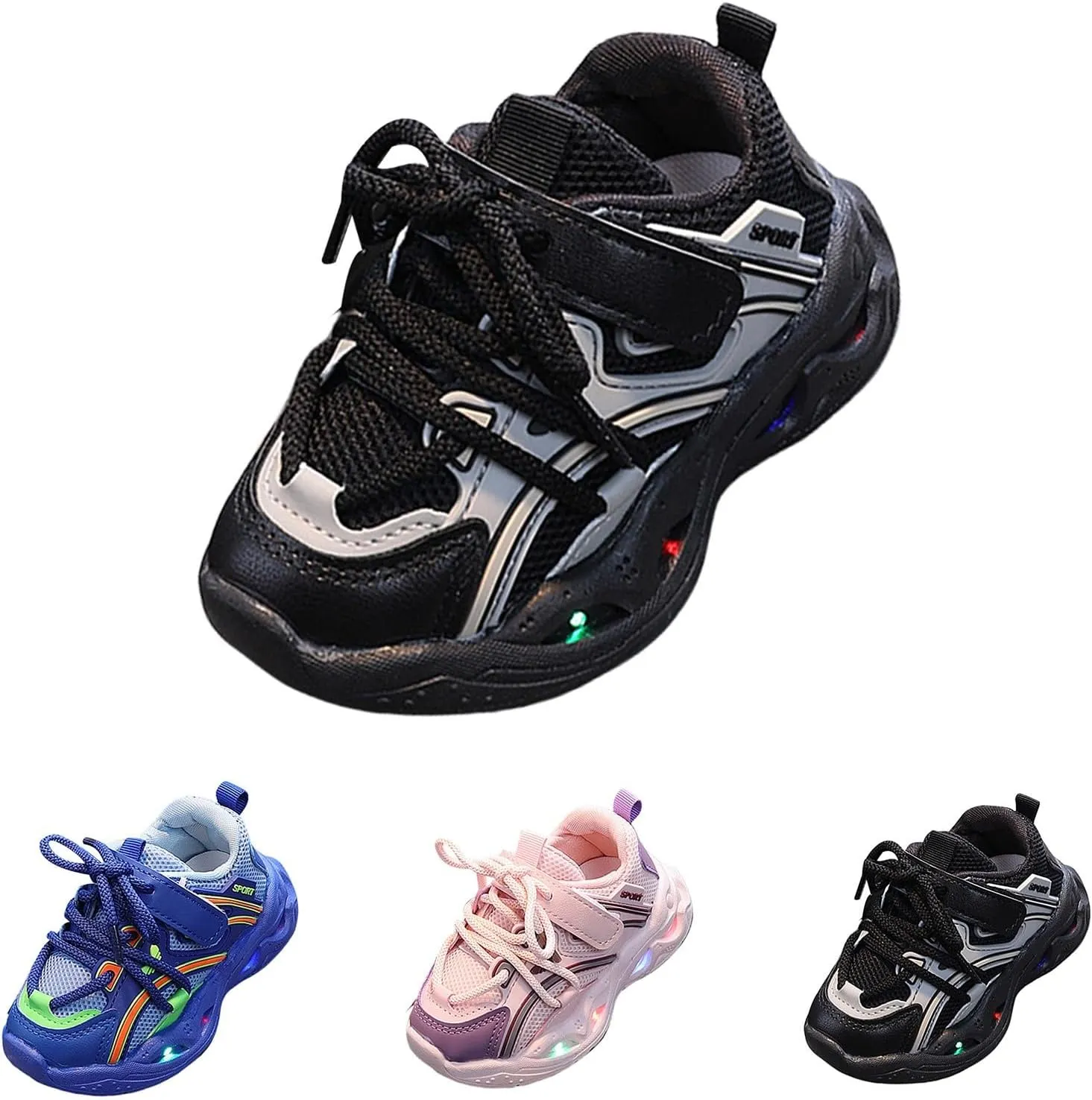 Fashion LED Light Baby Shoes Casual Children Shoes Boys Girls Sandals Soft Kids Sports Shoes Child Shoes Girl