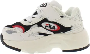Fila Hysteria 1999 Td Baby Boys Shoes Size 9, Color: Cream/Black/Red