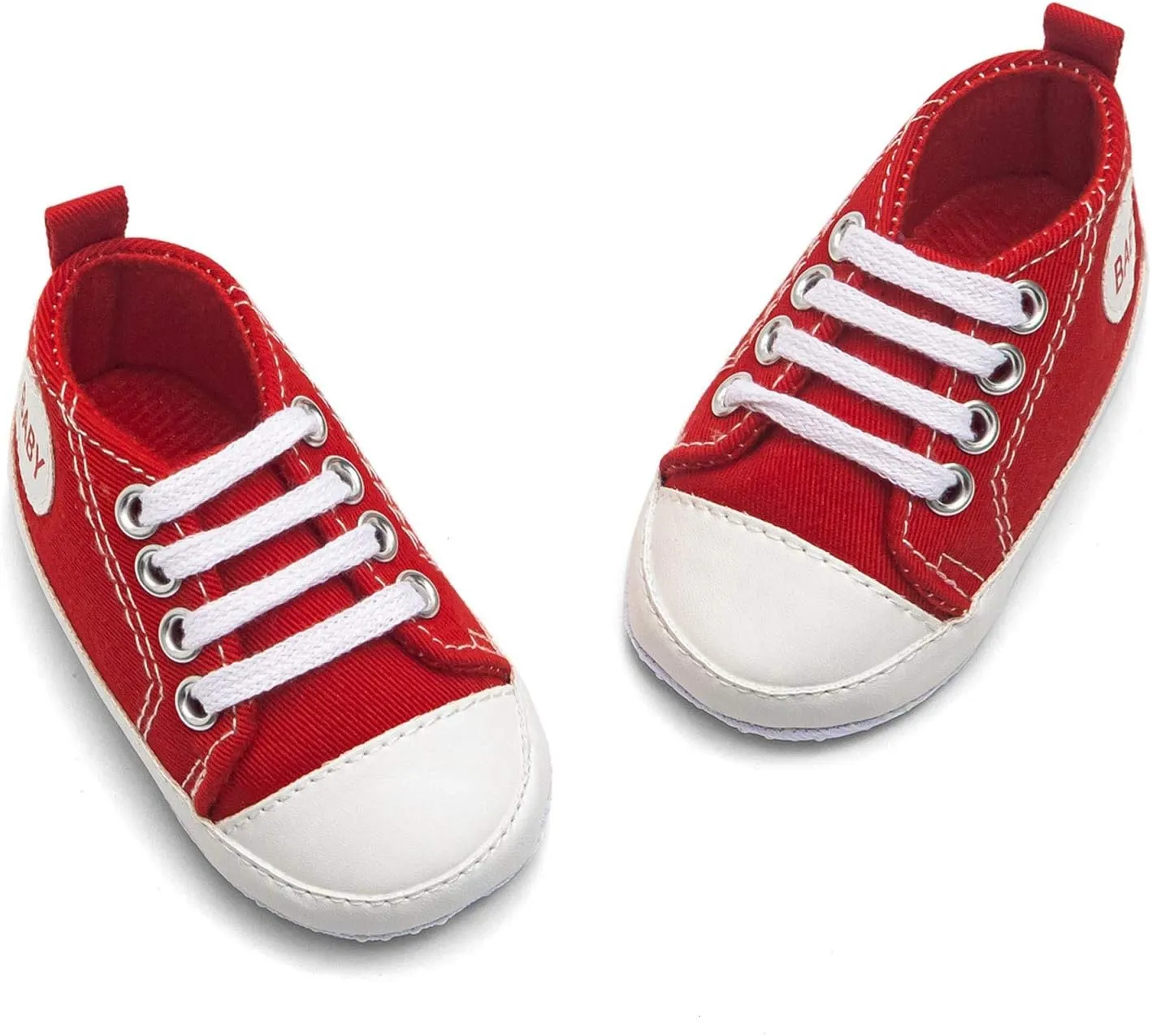 Generic Toddler Baby Boys Girls Slip On Canvas Shoes Available Sole Toddler Shoes Soft Flat Bottom Walking Casual Shoes