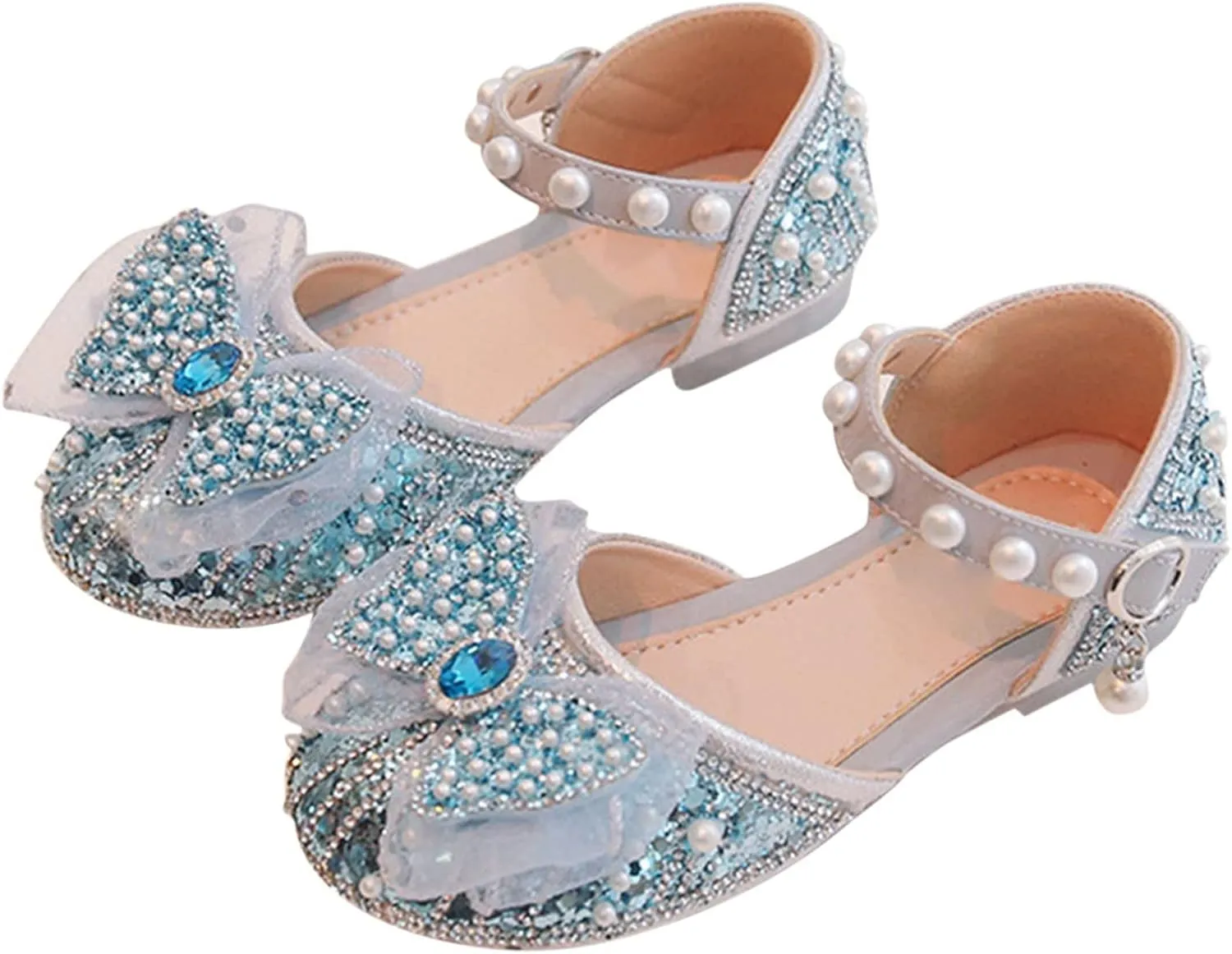 Girl Shoes Autumn New Little Girl Fashionable Princess Shoes Bow Soft Sole Baby Cool Single Sliders for Kids Shoes Girls