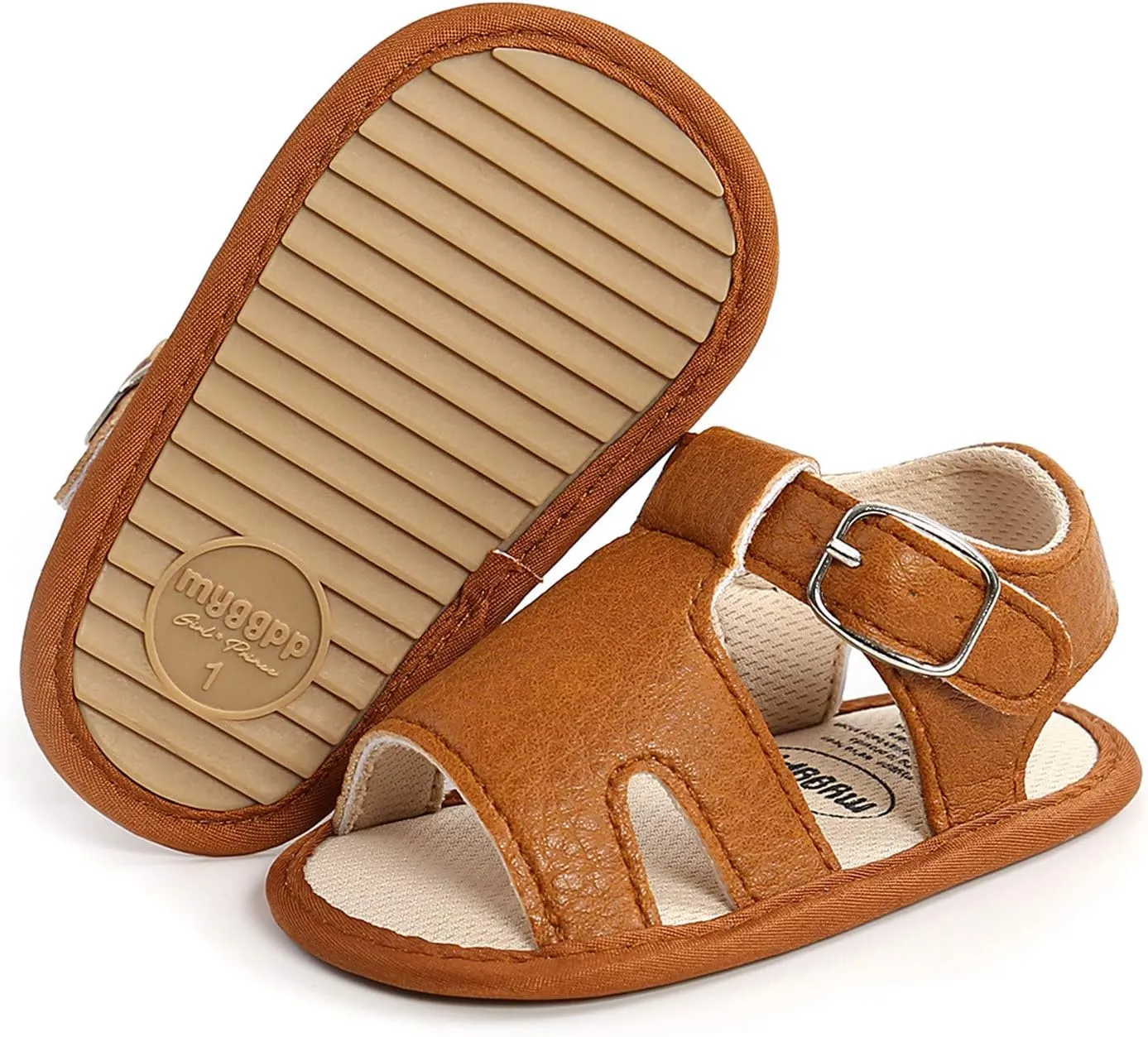 Girls Flat Baby Shoes Sole Boys Prewalker Sandals Soft Walking Rubber Non-Slip Baby Shoes Water Sandals for Girls