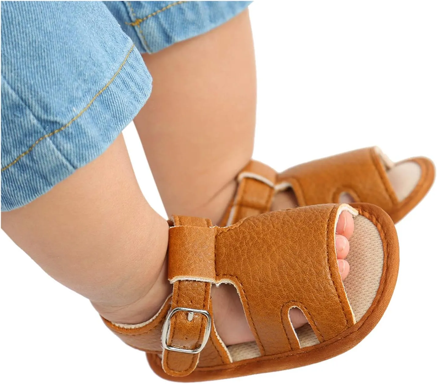 Girls Flat Baby Shoes Sole Boys Prewalker Sandals Soft Walking Rubber Non-Slip Baby Shoes Water Sandals for Girls