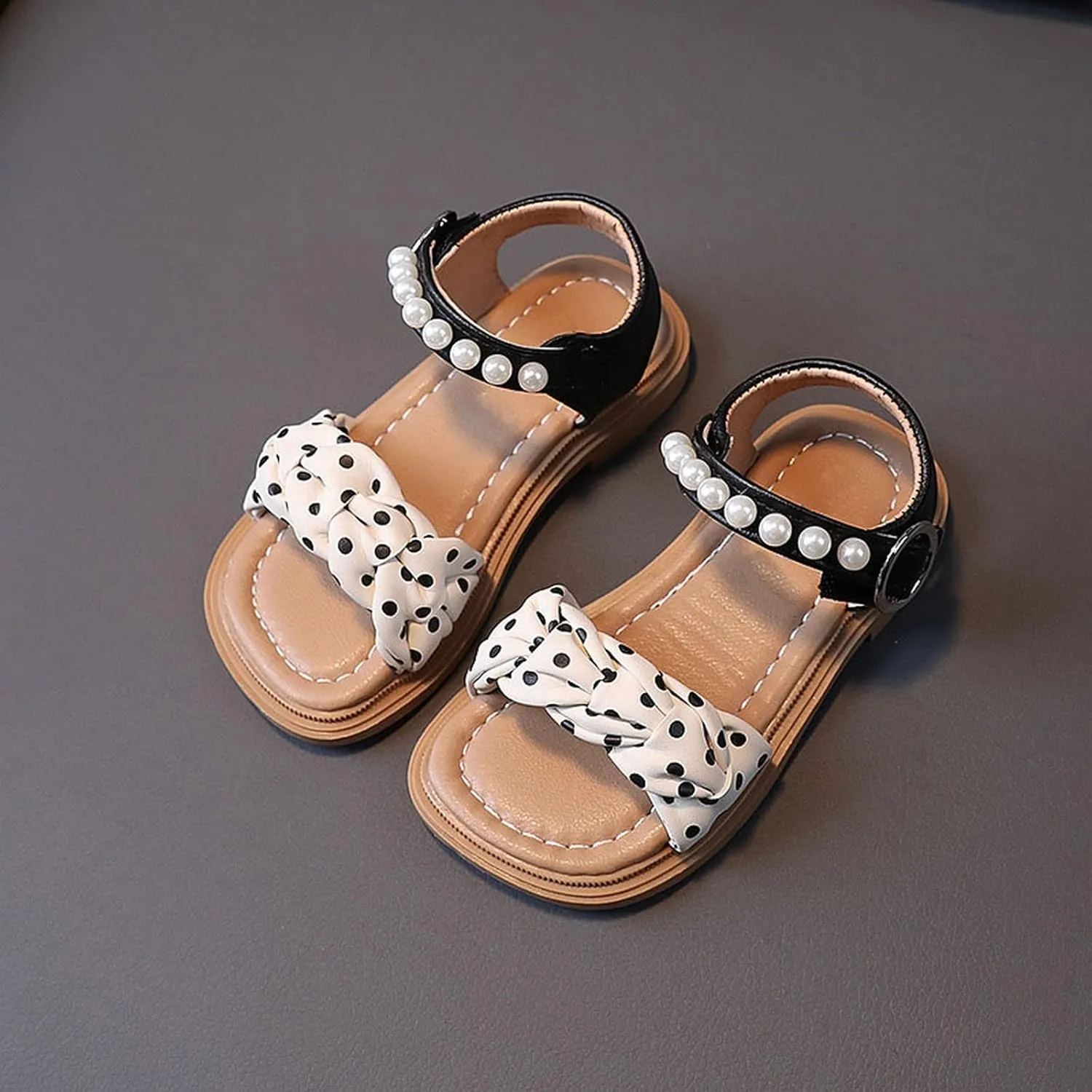 Girls' Princess Sandals Summer Girls' Beach Shoes 16 Years Old 3 Summer Soft Sole Non Slip Toddler Summer Shoes Girls