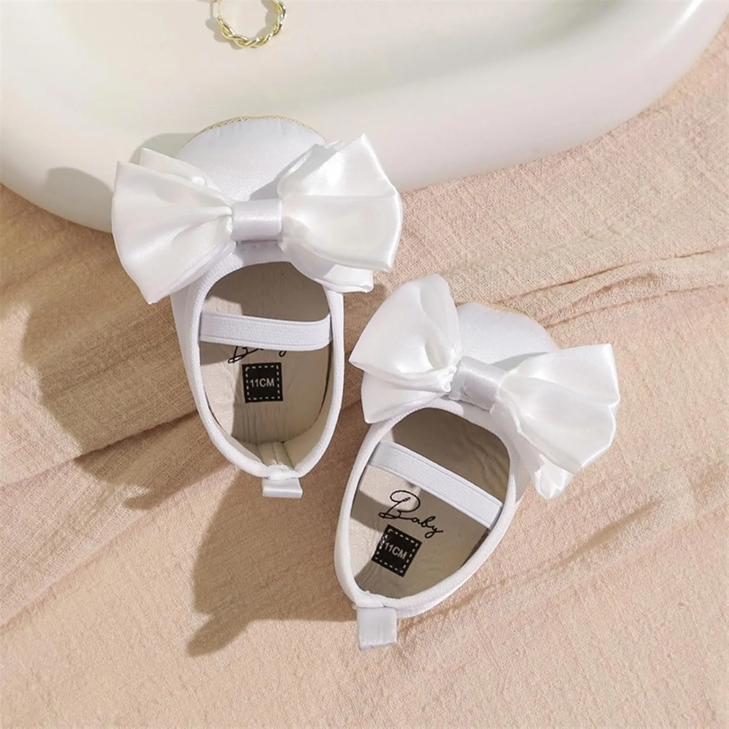 Girls Sandals Bow Soft Sole Non Slip Toddler Shoes For Baby Girl Comfortable Lightweight Casual Footwear