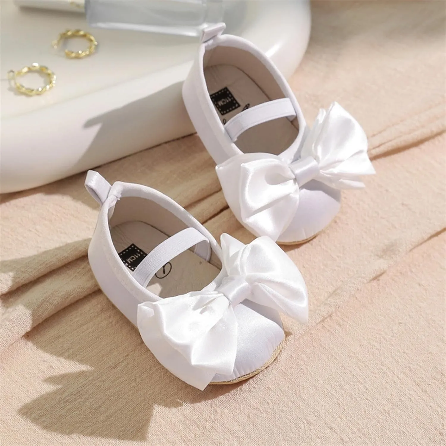 Girls Sandals Bow Soft Sole Non Slip Toddler Shoes For Baby Girl Comfortable Lightweight Casual Footwear