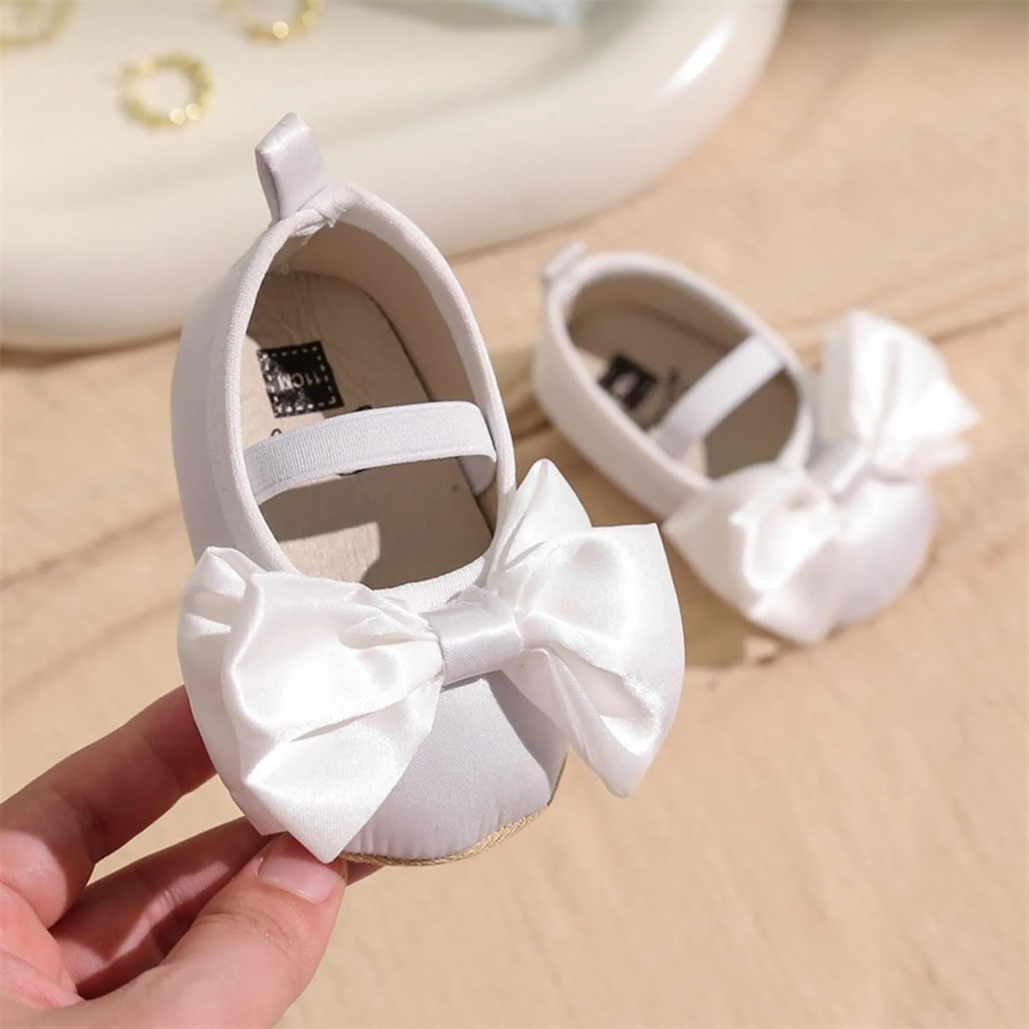 Girls Sandals Bow Soft Sole Non Slip Toddler Shoes For Baby Girl Comfortable Lightweight Casual Footwear