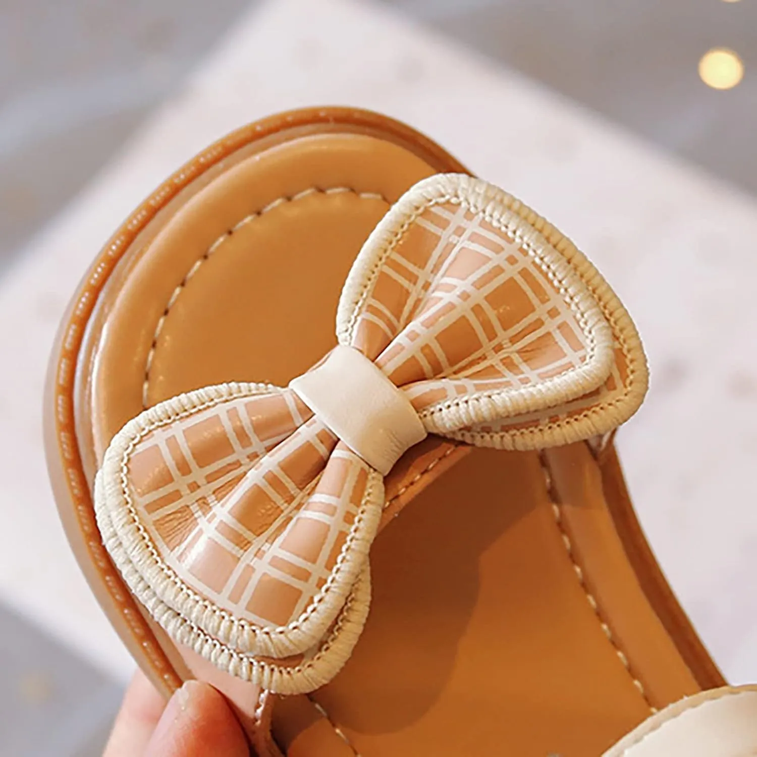 Girls' Sandals Summer Children's Soft Sole Shoes Fashion Girls' Bow Princess Shoes Baby Beach Shoes Girl Sandals Size 13