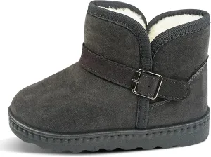 Happy Cherry Baby Boys Girls Snow Boots Soft Sole Anti-Slip Warm Crib Shoes Toddler Prewalker