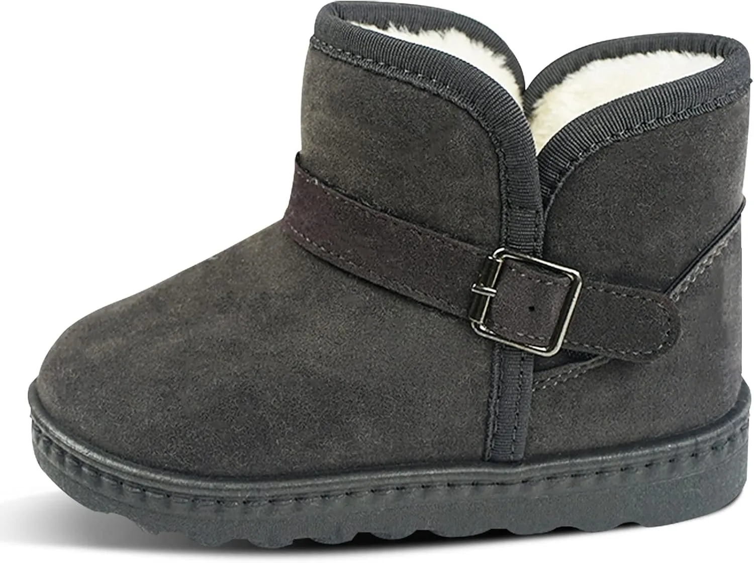 Happy Cherry Baby Boys Girls Snow Boots Soft Sole Anti-Slip Warm Crib Shoes Toddler Prewalker