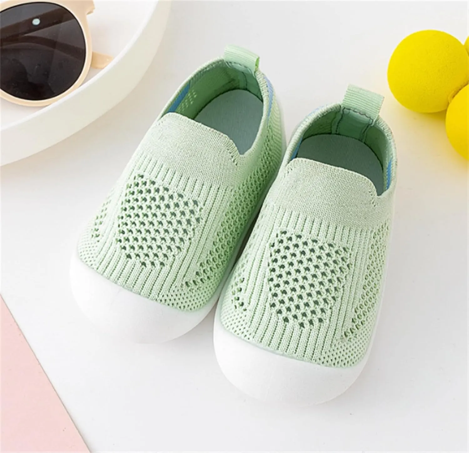 He&Yingmin Toddler Shoes Baby First-Walking Trainers Toddler Infant Boys Girls Soft Sneakers